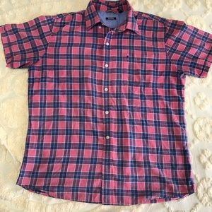 Izod mens Large short sleeve button up